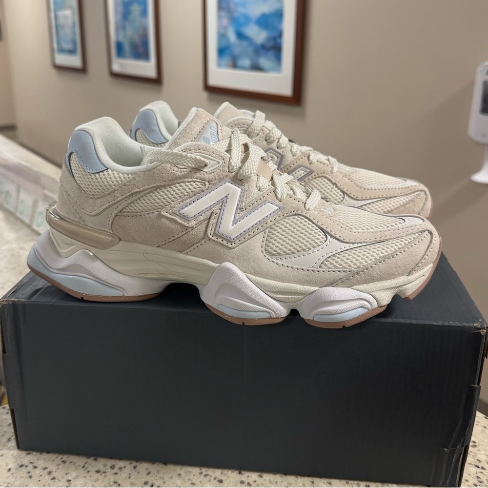 ‼️SOLD‼️ New Balance 9060 Beige Blue Athletic Shoes Sneakers